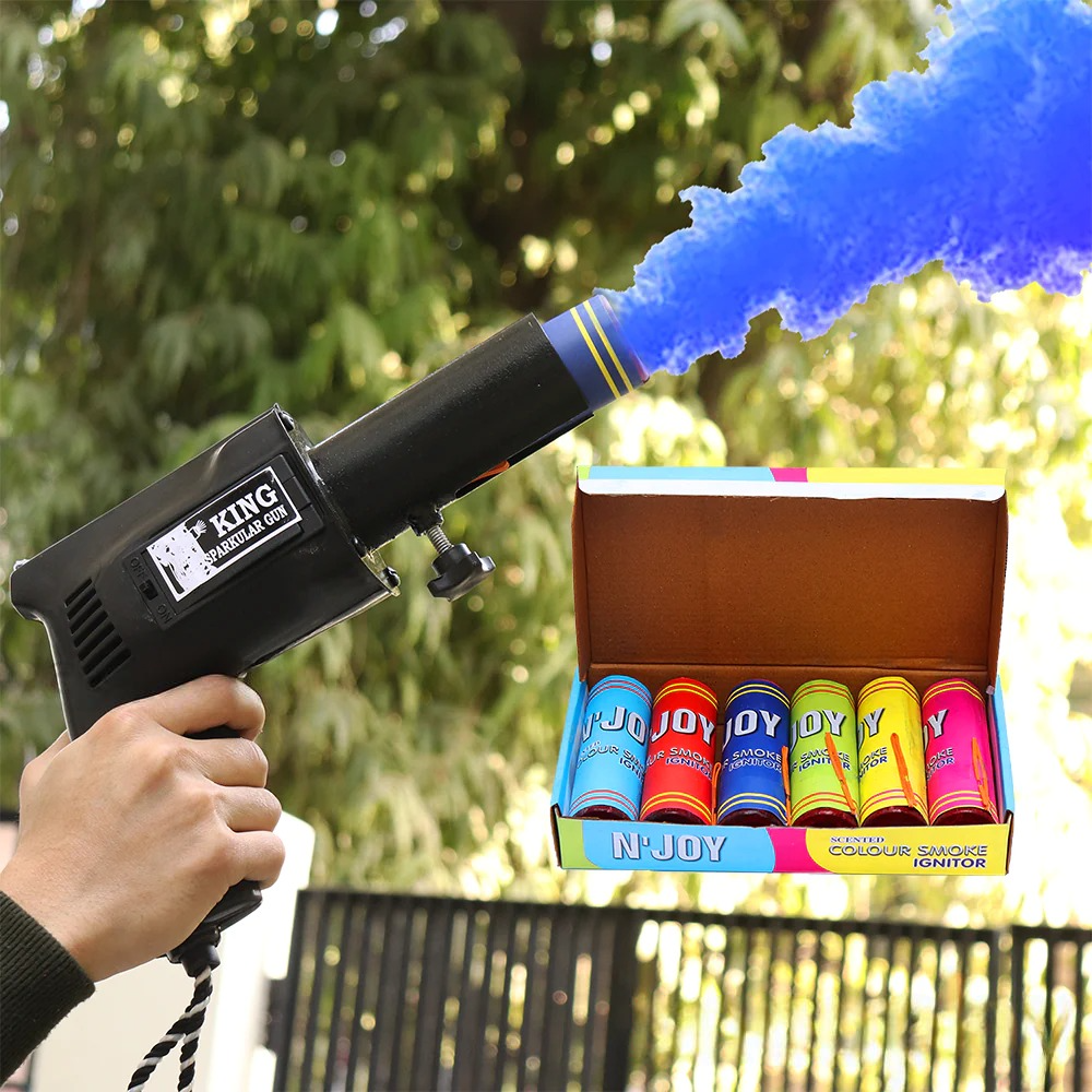 Holi Color Blaster with Scented Color Fog