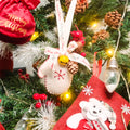 2 Pcs Plush Christmas Tree Ornament