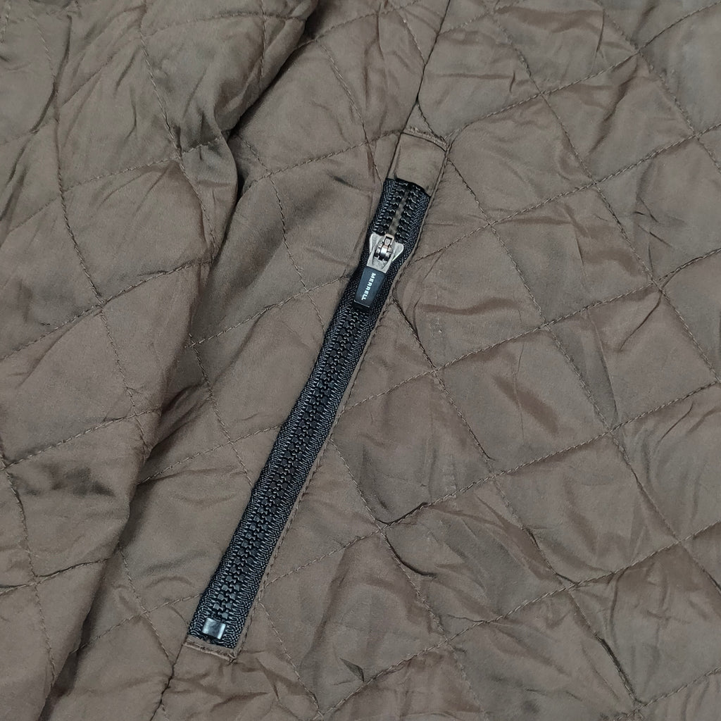 Quilted Bomber Jacket with Ribbed Collar ( SIZE-M )