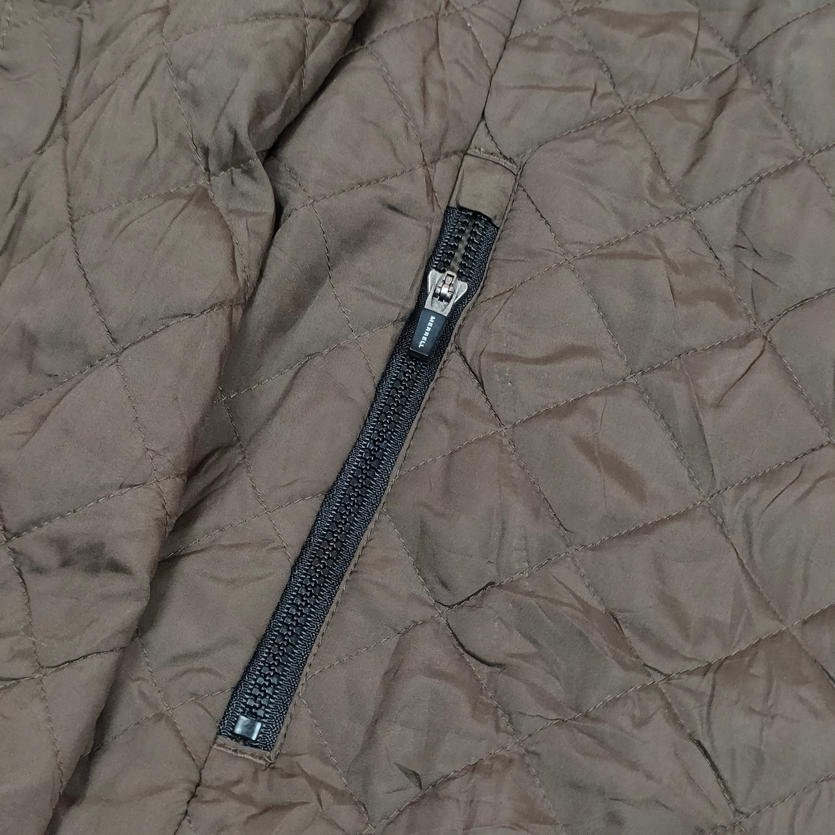 Quilted Bomber Jacket with Ribbed Collar ( SIZE-M )