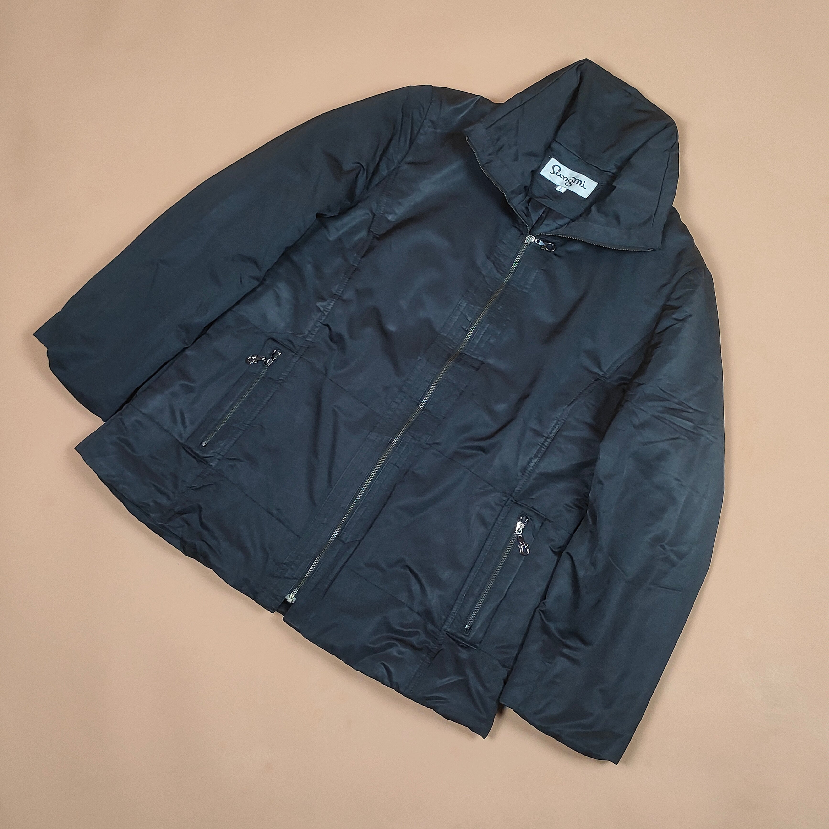 Classic High-Neck Padded Winter Jacket ( SIZE-M )