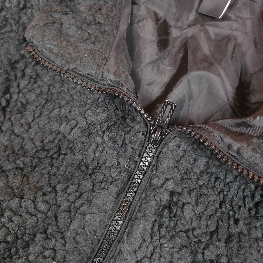 Plush Fleece Winter Jacket with High Neck ( SIZE-M )