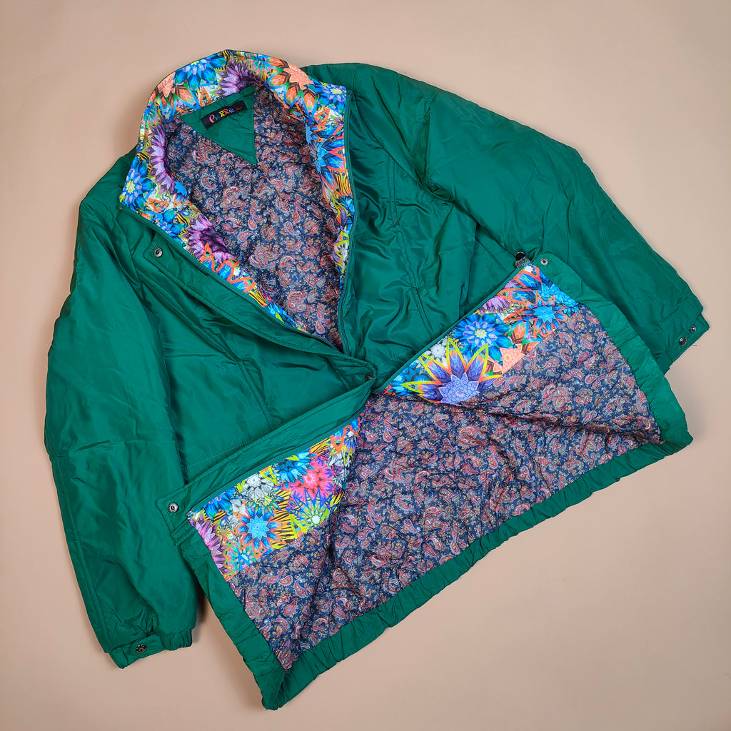 Insulated Winter Jacket with Button Closure ( SIZE-L )