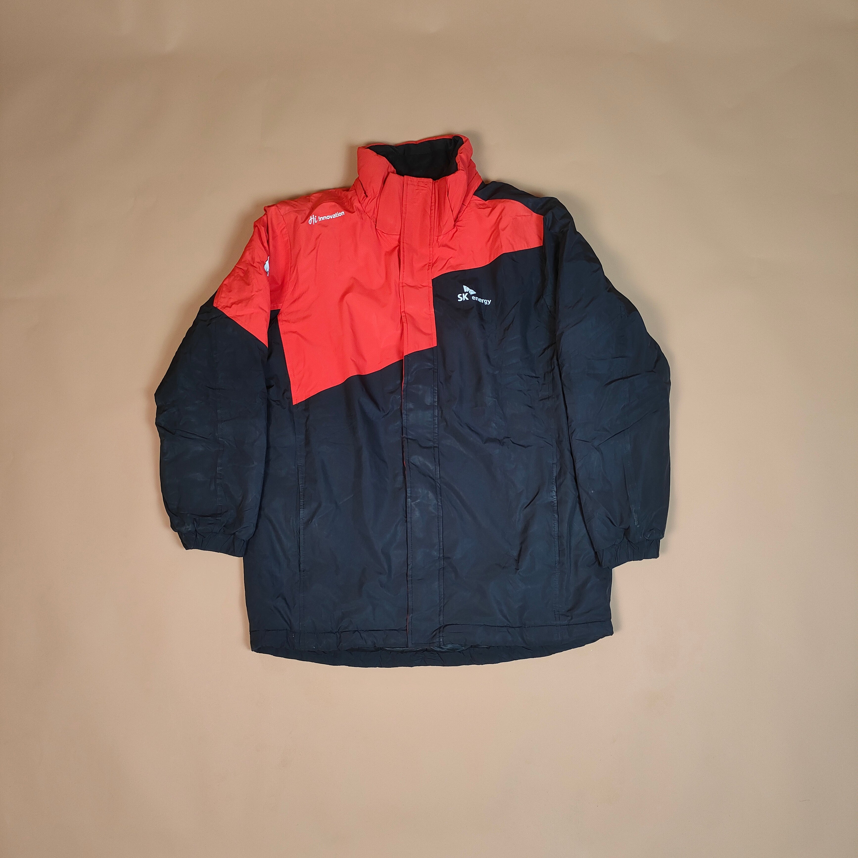 Colorblock Insulated Winter Jacket with High Neck ( SIZE-L )