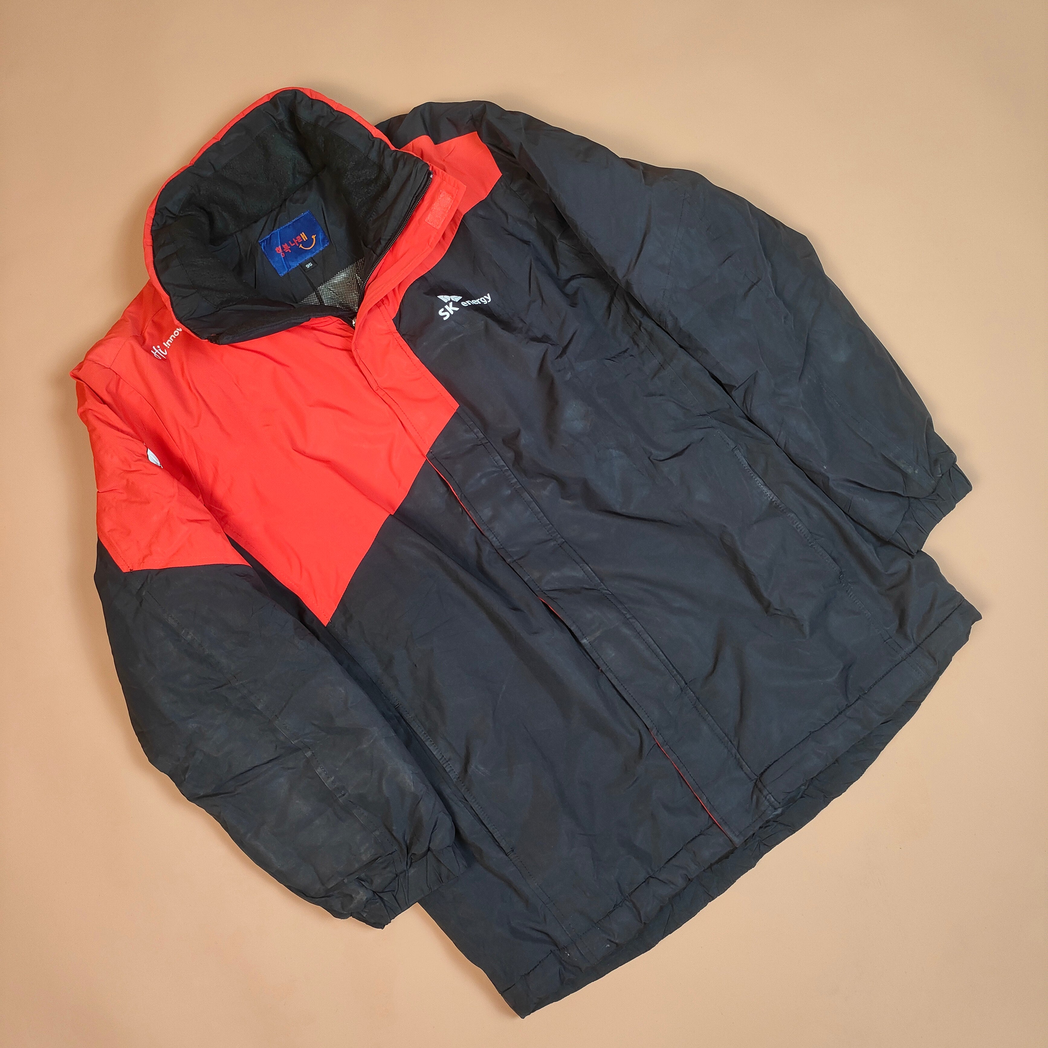 Colorblock Insulated Winter Jacket with High Neck ( SIZE-L )