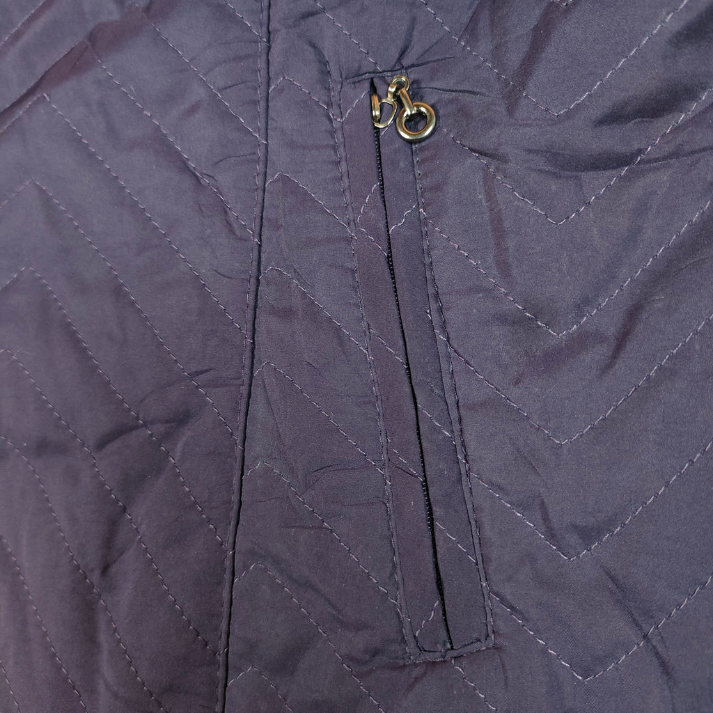 Unisex Quilted Winter Jacket | Chevron Pattern ( SIZE-M )