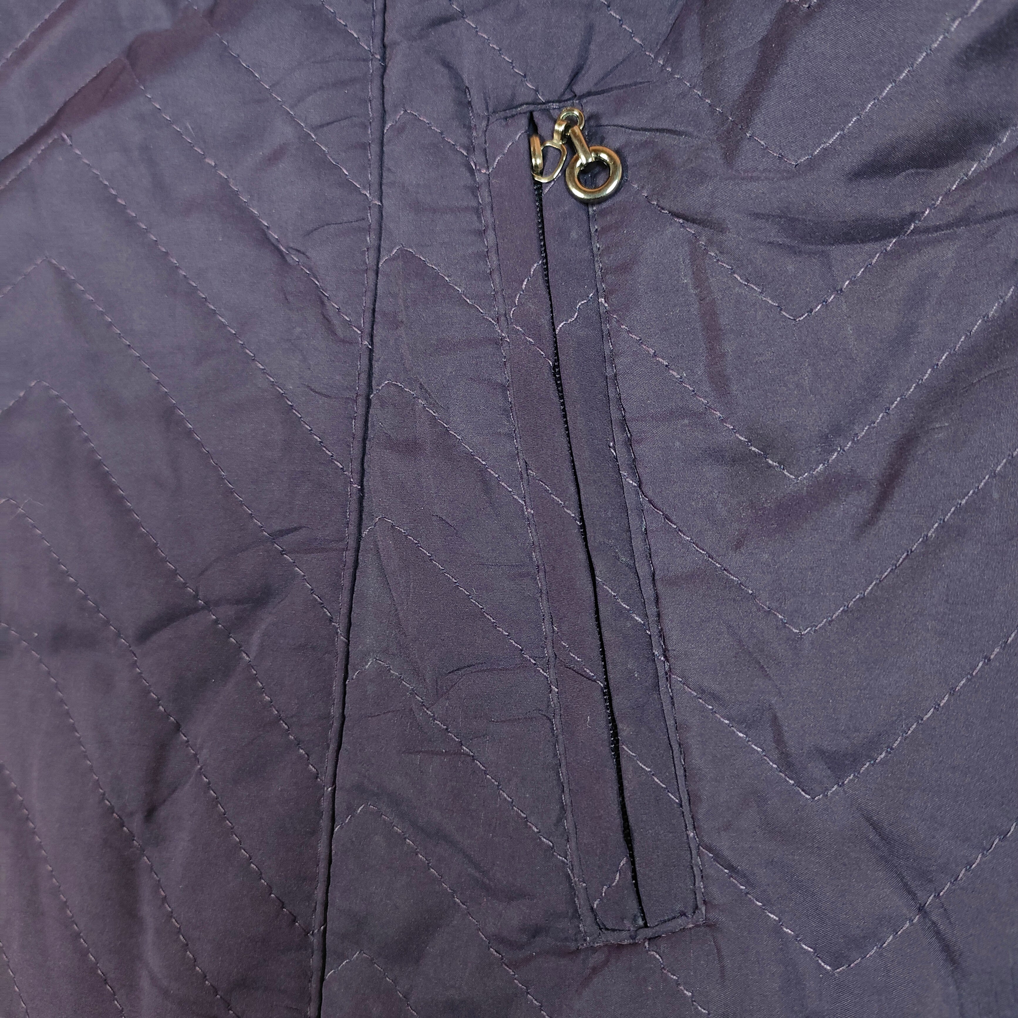 Unisex Quilted Winter Jacket | Chevron Pattern ( SIZE-M )