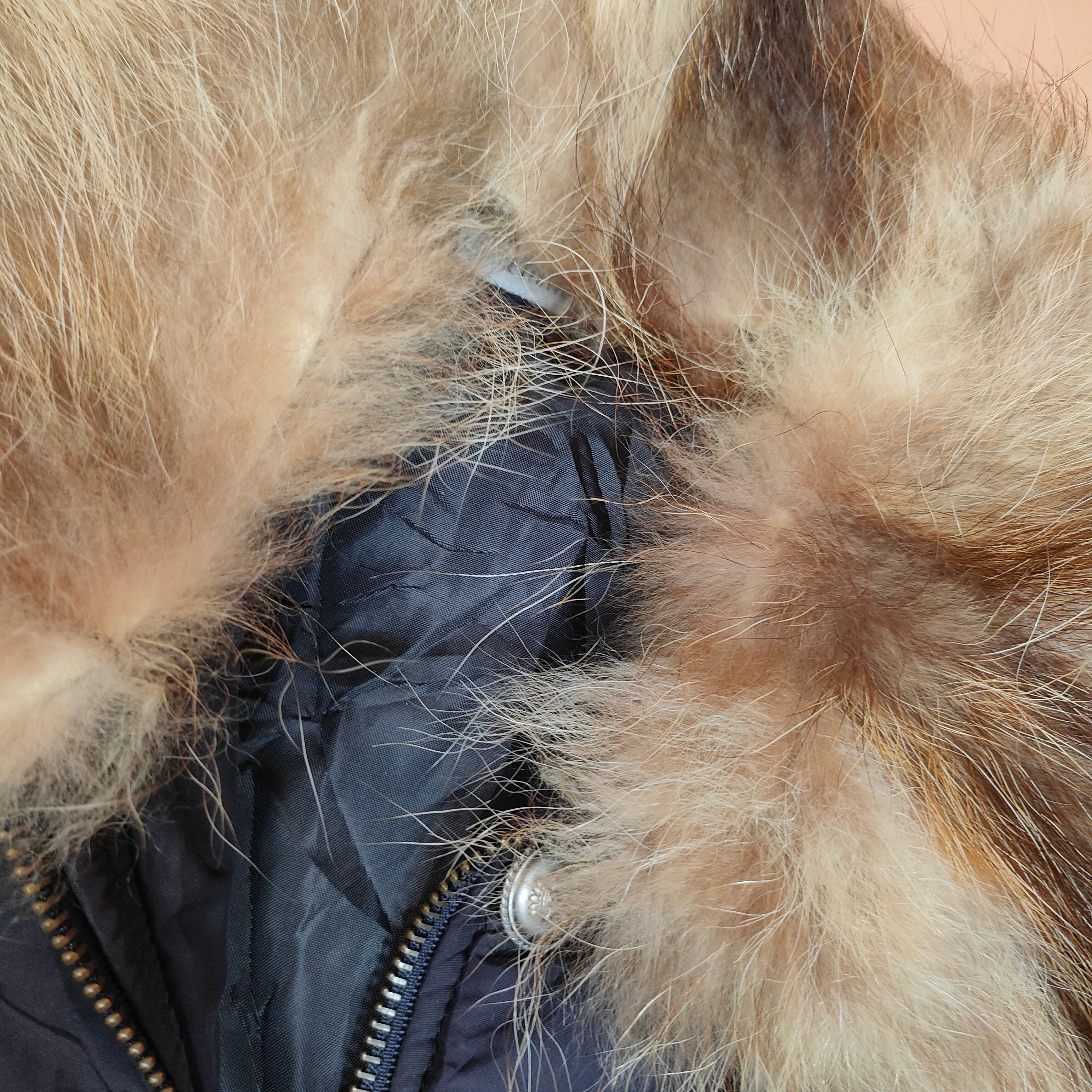 Women’s Winter Puffer Jacket with Faux Fur Collar ( SIZE - S )
