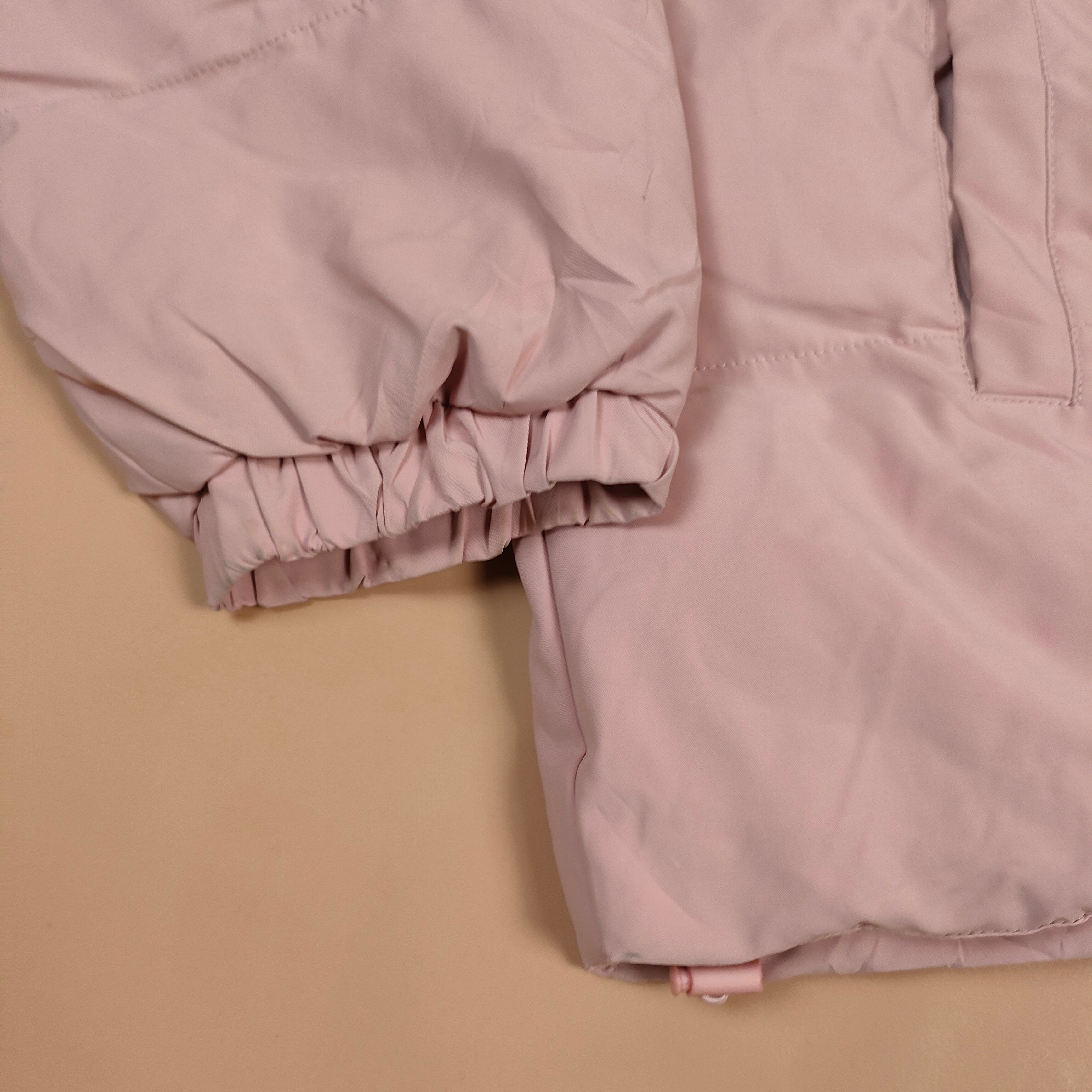 Women’s Light Pink Puffer Winter Jacket ( SIZE-M )