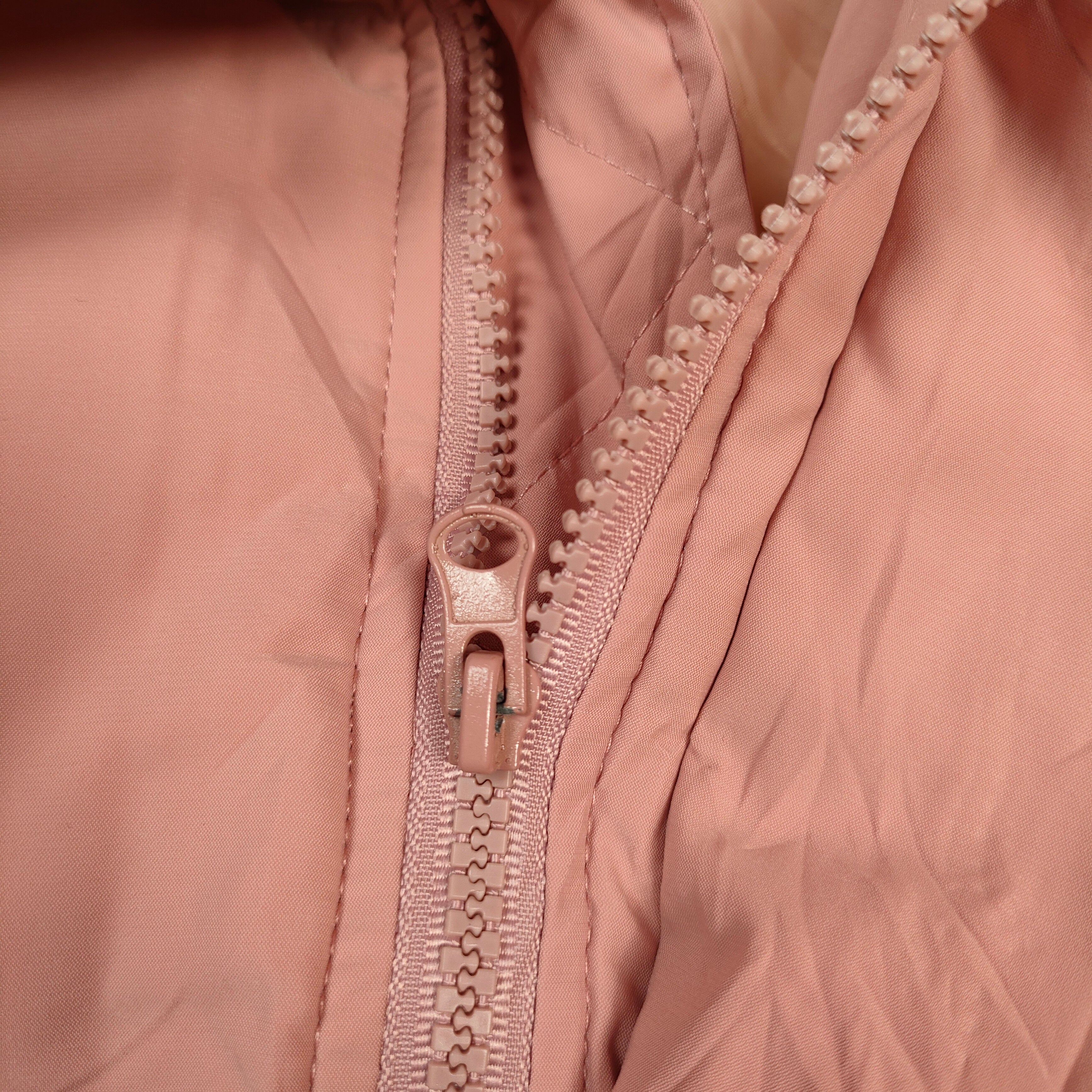 Women’s Light Pink Puffer Winter Jacket ( SIZE-M )