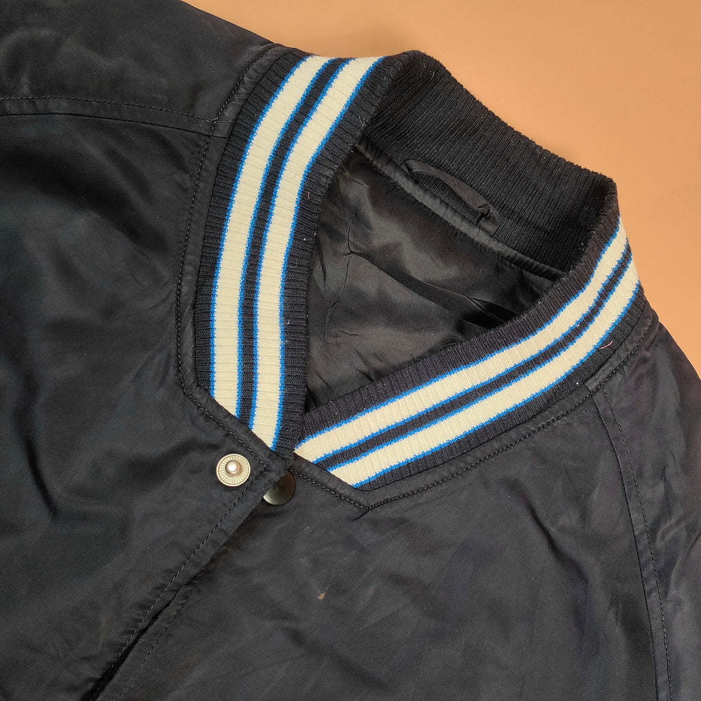 Unisex Navy Blue Varsity Jacket ( SIZE-M )