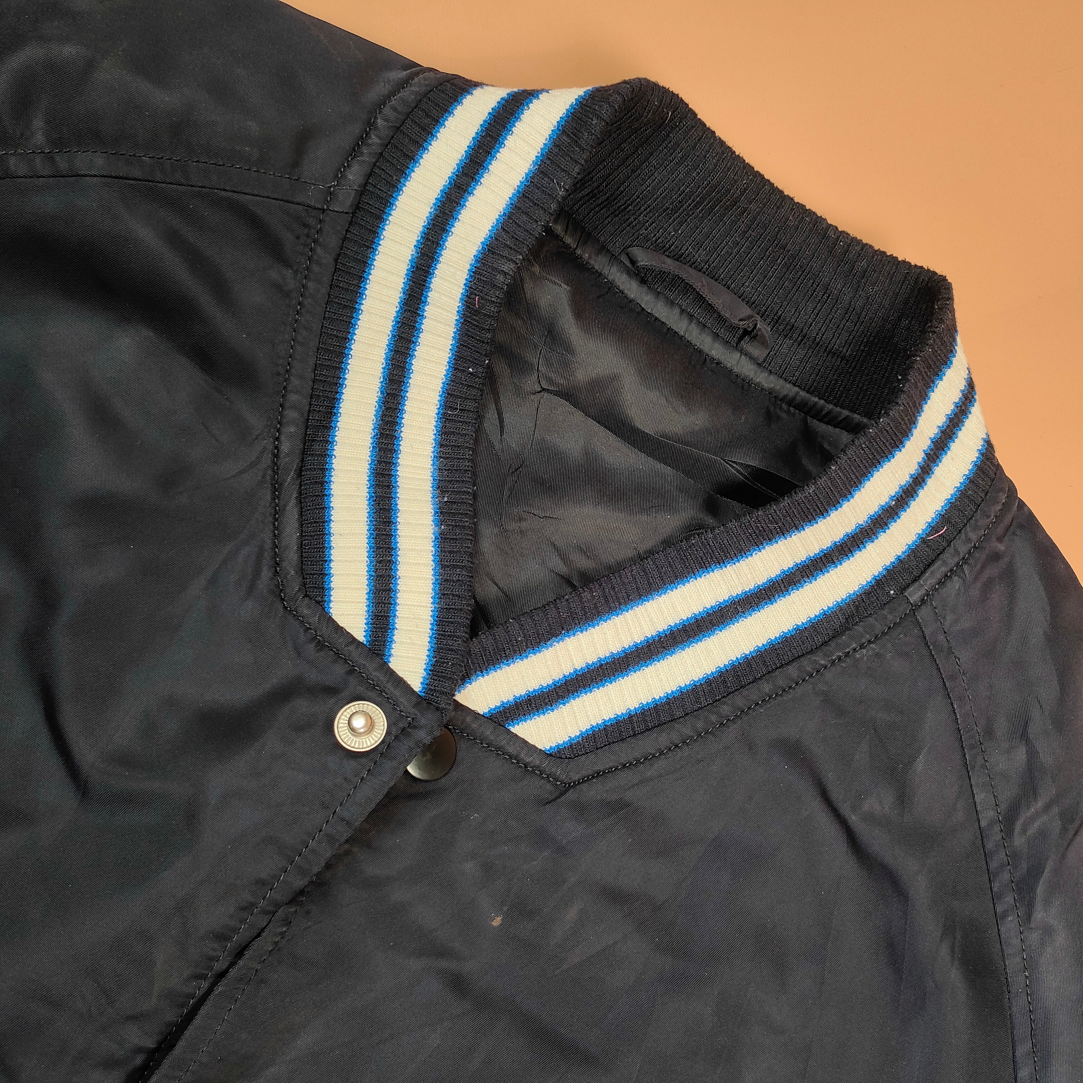 Unisex Navy Blue Varsity Jacket ( SIZE-M )