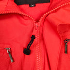 Unisex Red Outdoor Windbreaker Jacket ( SIZE-M )
