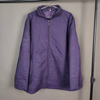 Unisex Quilted Winter Jacket | Chevron Pattern ( SIZE-M )