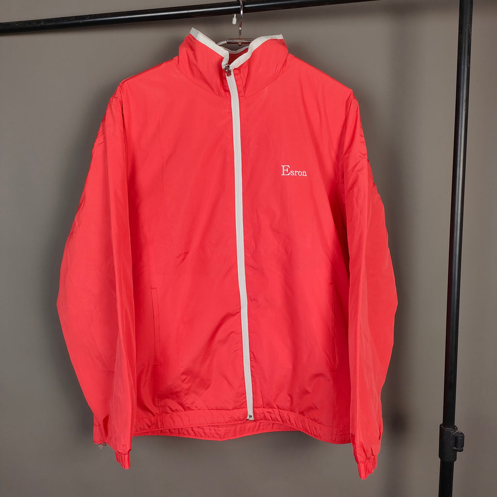 Unisex Red Lightweight Zip-Up Jacket ( SIZE-M )