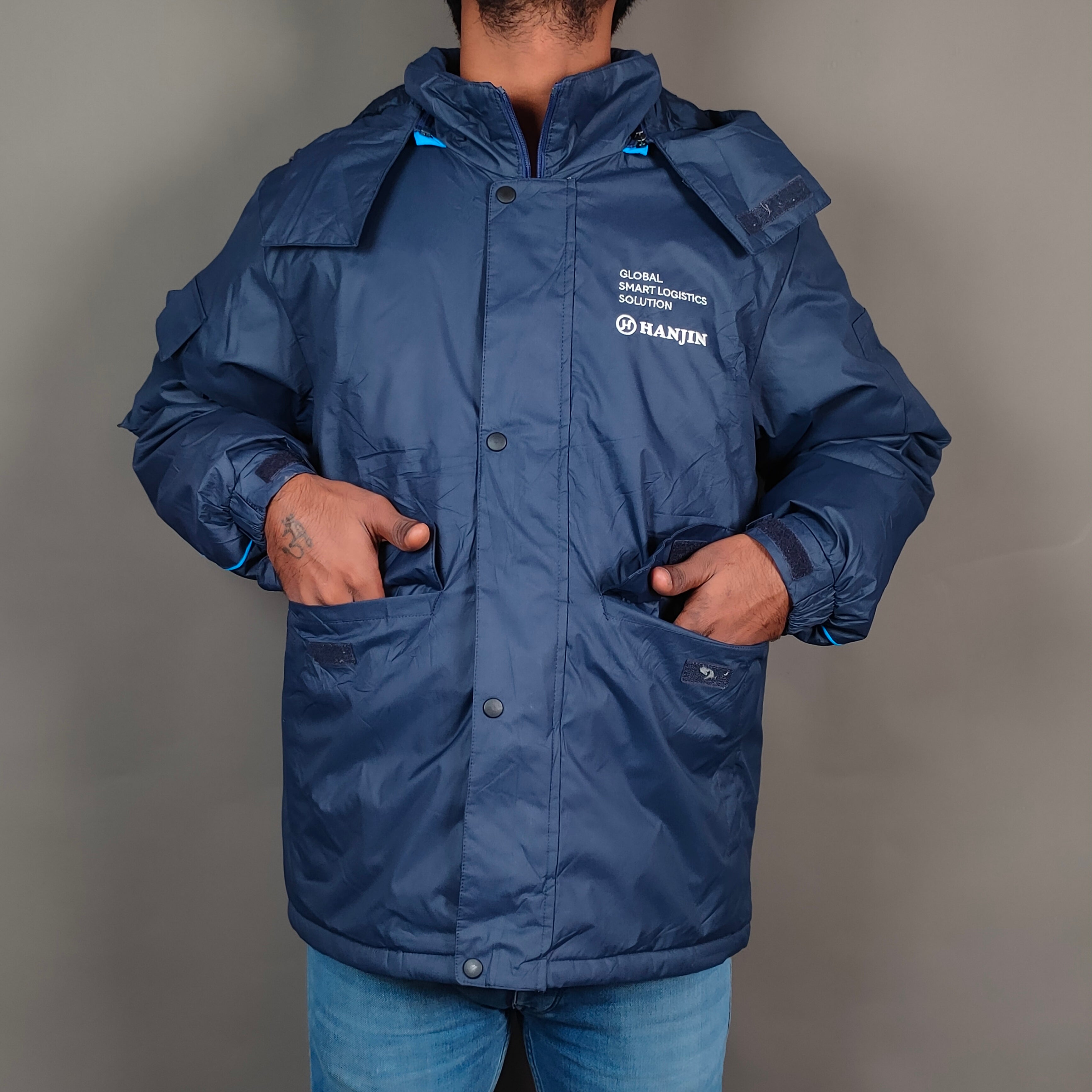 Unisex Winter Hooded Padded Jacket ( SIZE-M )