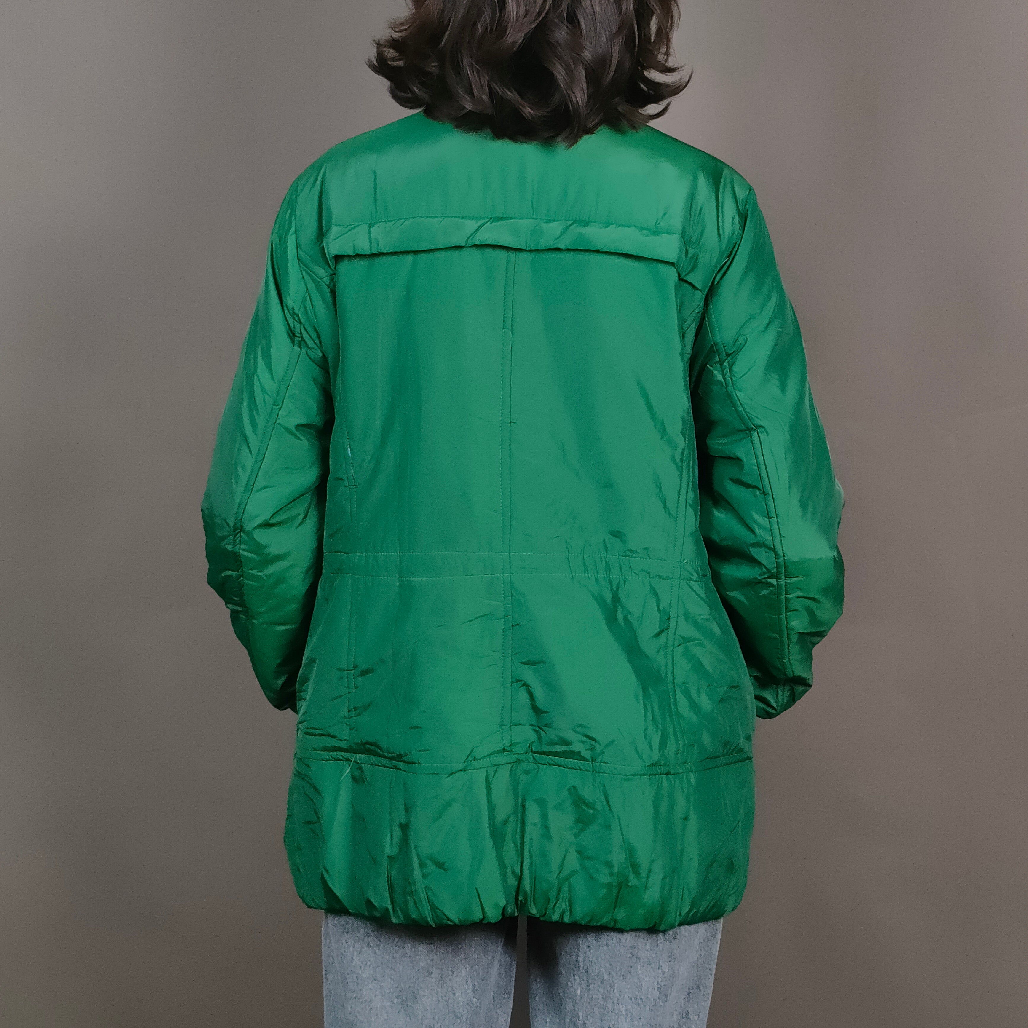 Women’s Green Insulated Winter Jacket ( SIZE-M )