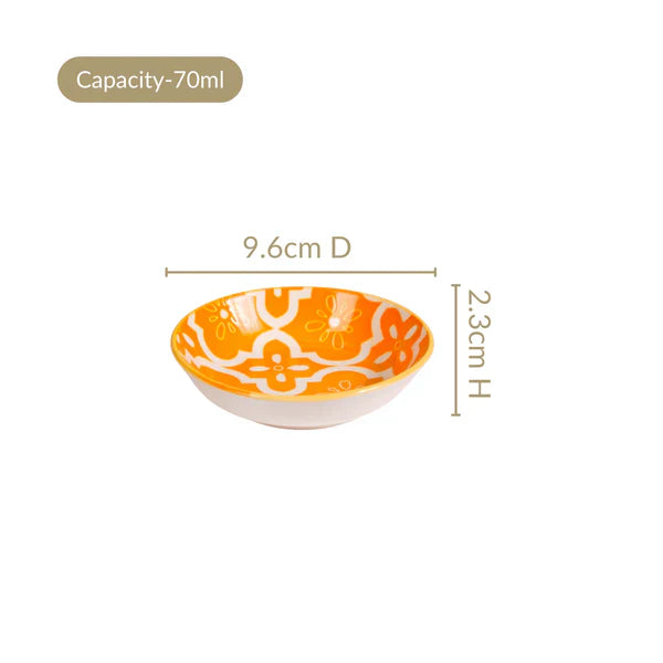 Artisan’s Touch – Handcrafted Ceramic Bowls Set of 8 (70ml)