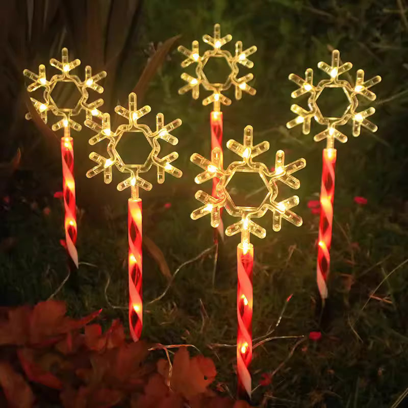 Solar Christmas Snow Flakes  Light