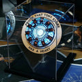 Iron Man Arc Reactor MK1,with LED Light, Tony Stark has a Heart Touch Sensitive Motion Lamp