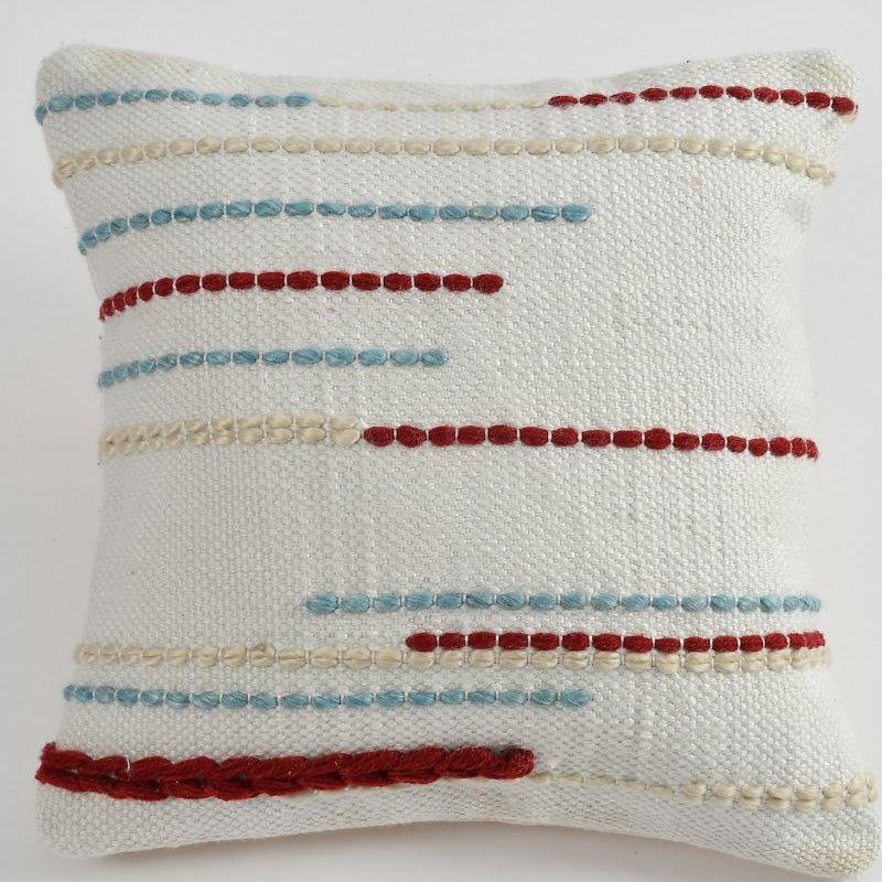 Handwoven Striped Cushion Cover Set – Premium Boho Decorative Pillow Covers for Sofa, Couch & Living Room Décor ( Pack of 2 )