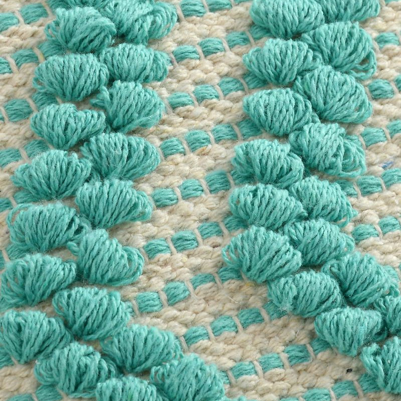 Handwoven Tufted Zigzag Cushion Cover Set – Soft Textured Decorative Throw Pillow Covers for Sofa, Bed & Living Room Décor ( Pack of 2 )