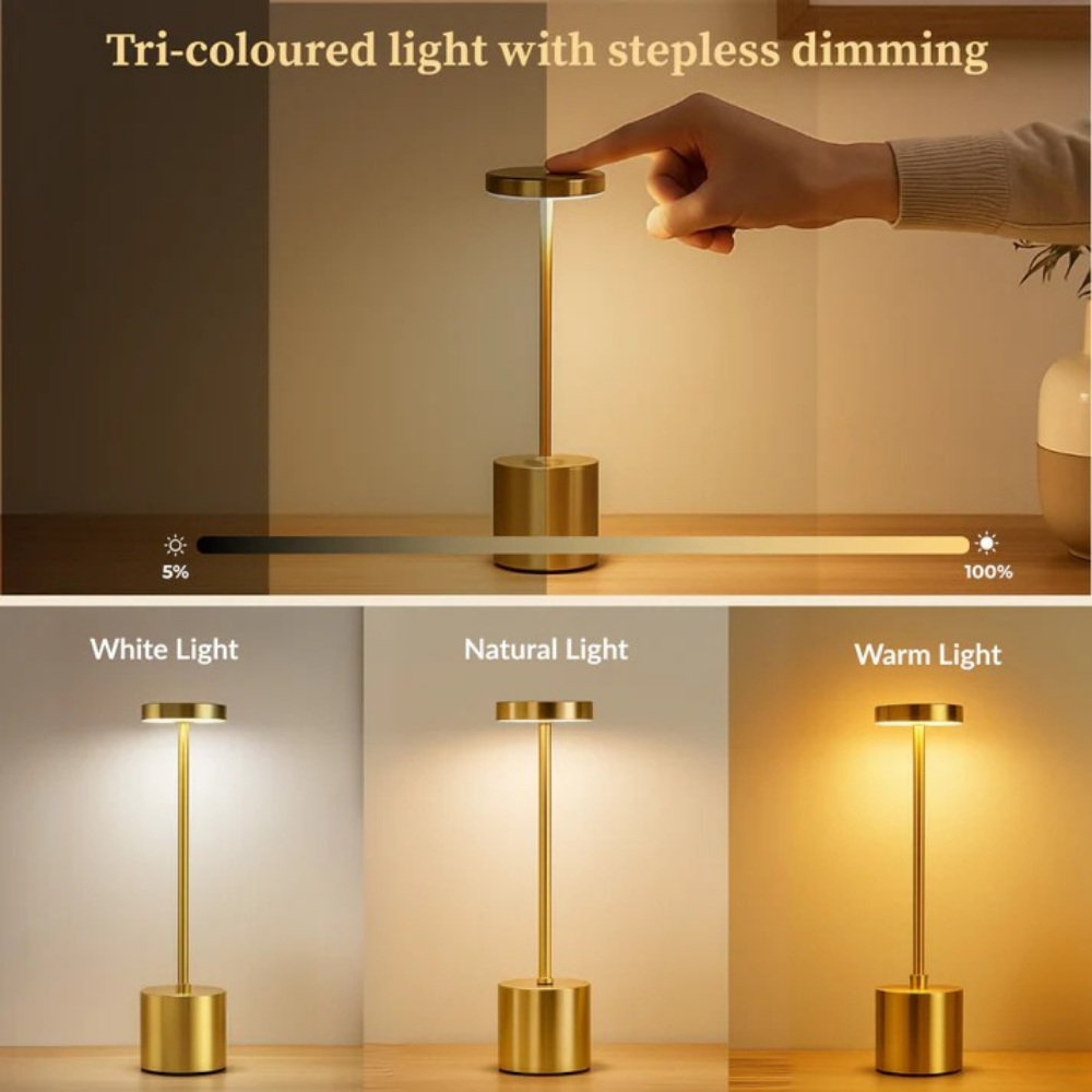 Auro Gold LED Table Lamp