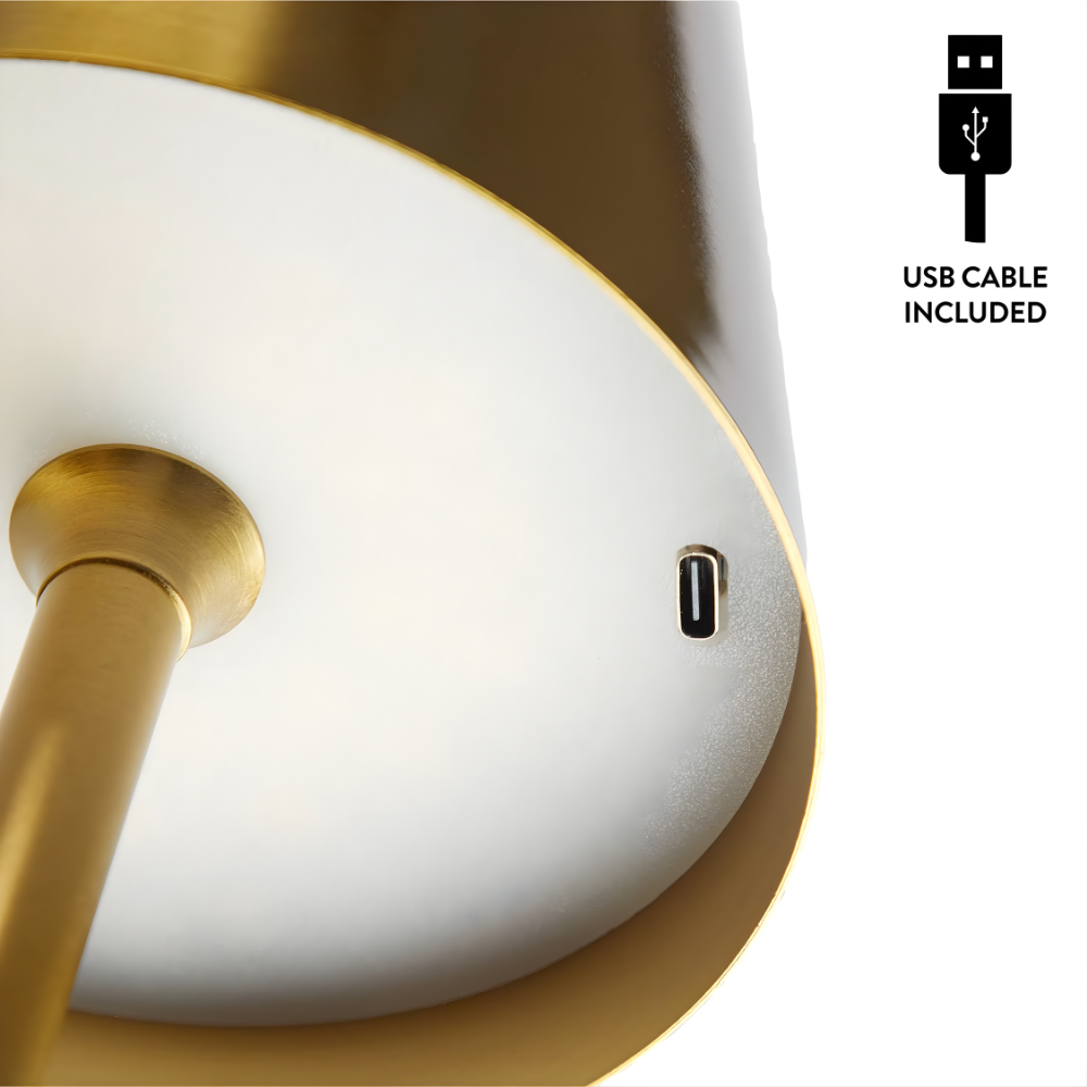 Luxury Gold Table Lamp with Metal Shade