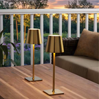 Luxury Gold Table Lamp with Metal Shade