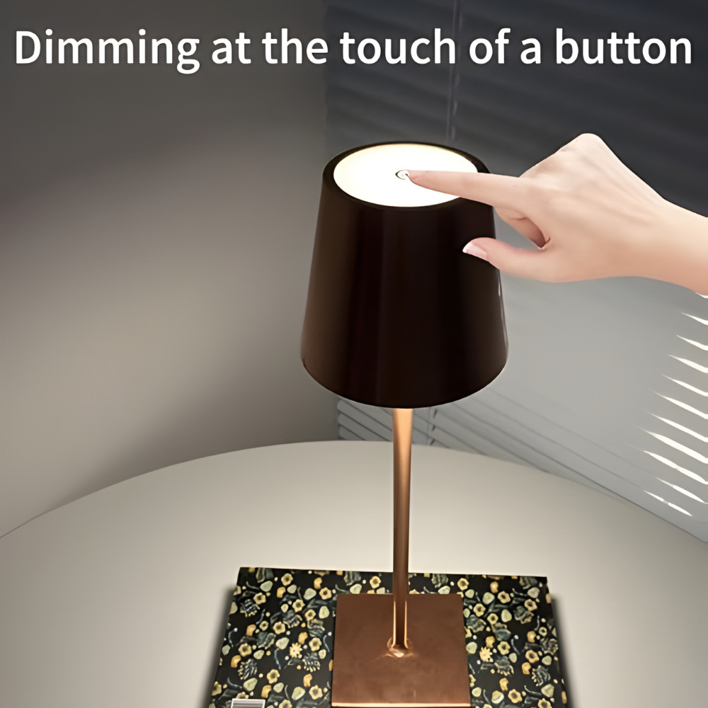Luxury Gold Table Lamp with Metal Shade