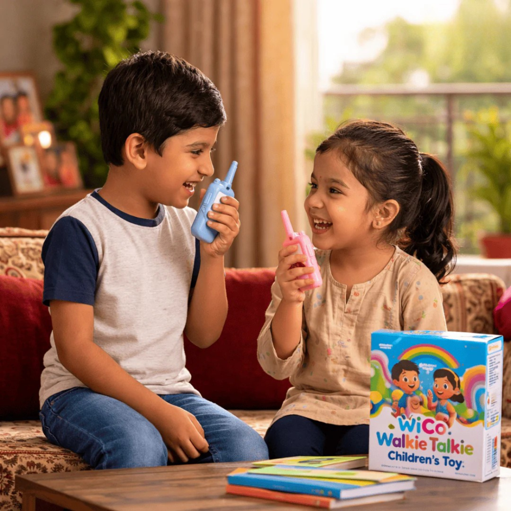Kids Smart Video Walkie Talkie with Camera & Display  Fun Learning Toy (2 Pack)