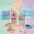 Kids Smart Video Walkie Talkie with Camera & Display  Fun Learning Toy (2 Pack)