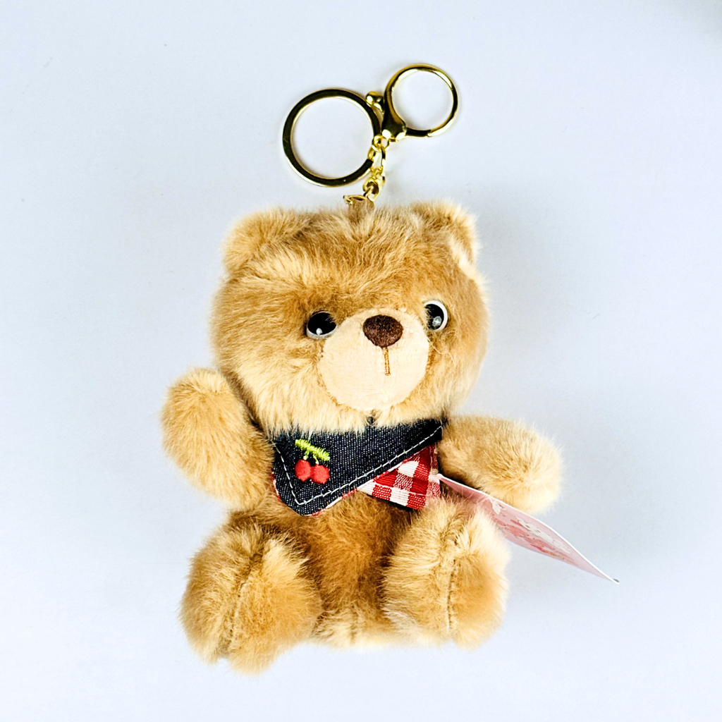 Cute Teddy Plush Keychain(Random Color)