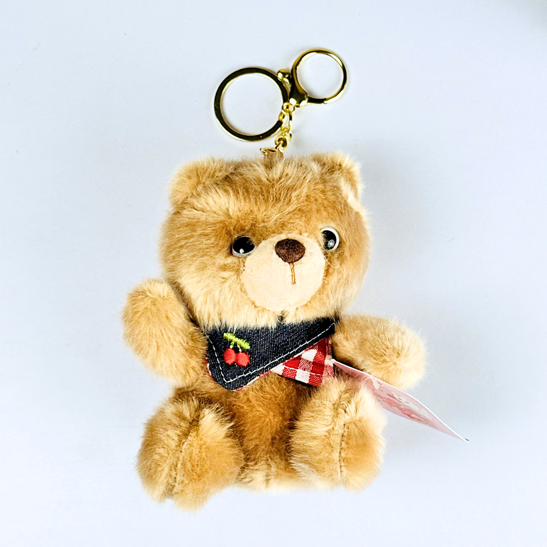Cute Teddy Plush Keychain(Random Color)