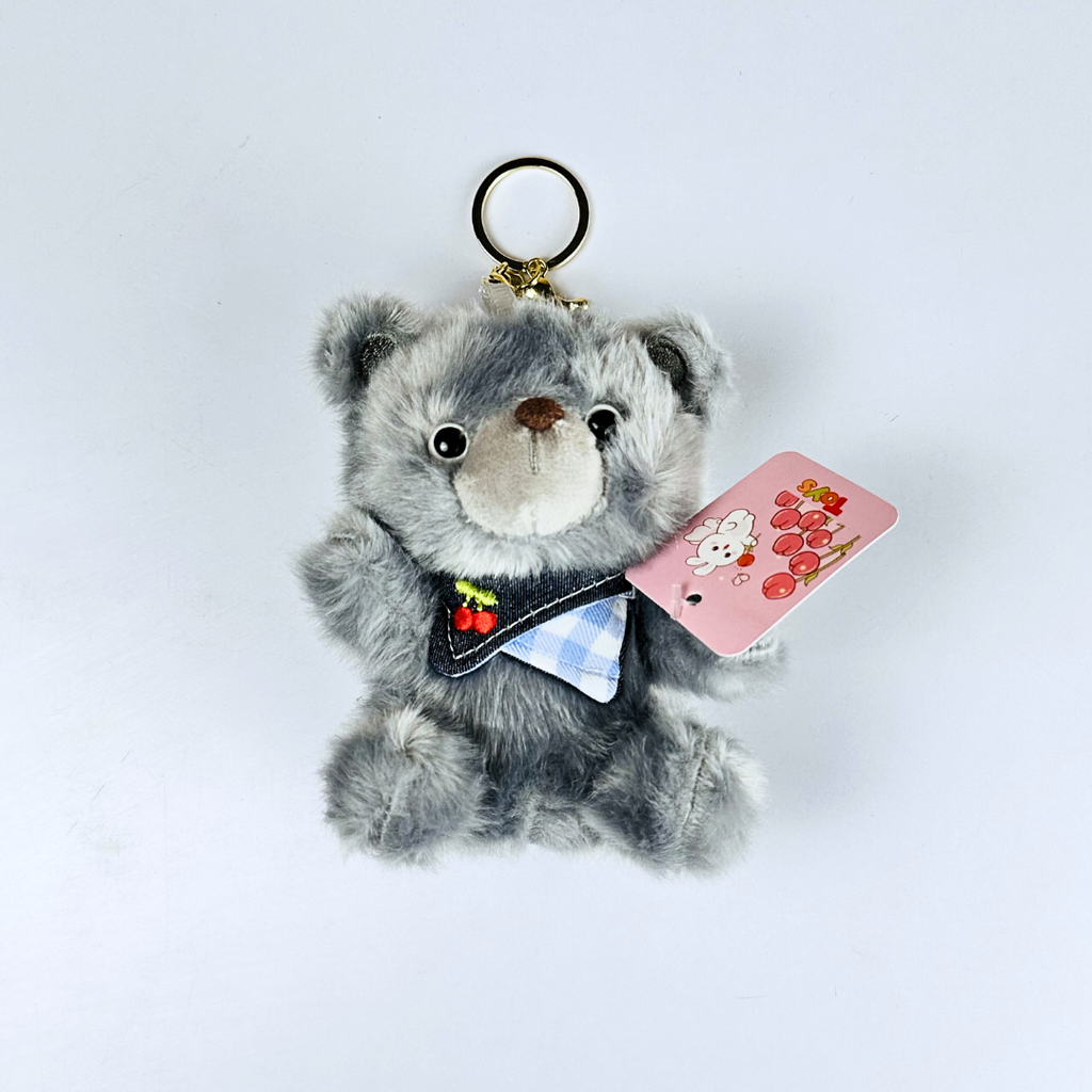 Cute Teddy Plush Keychain(Random Color)