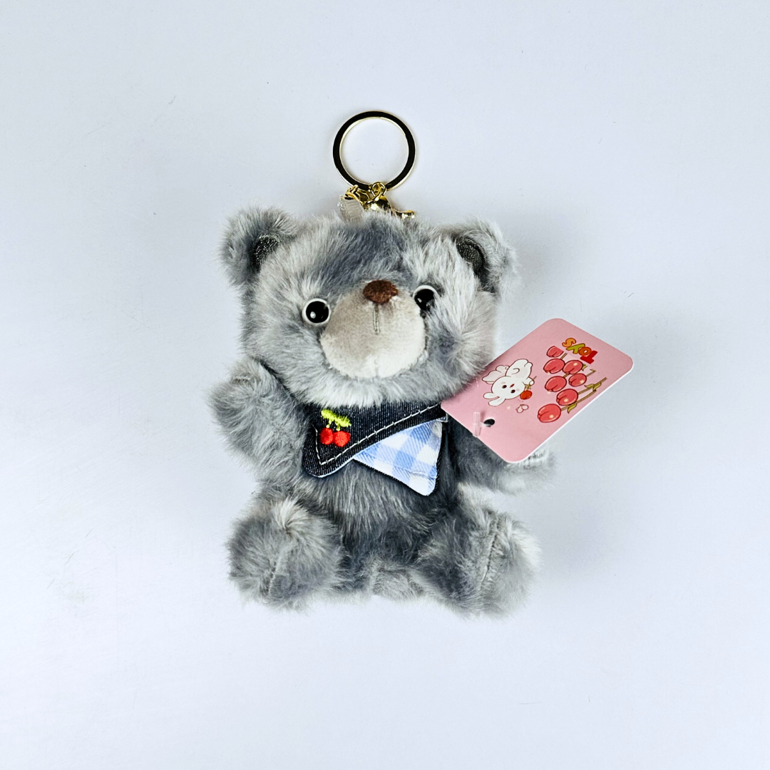 Cute Teddy Plush Keychain(Random Color)