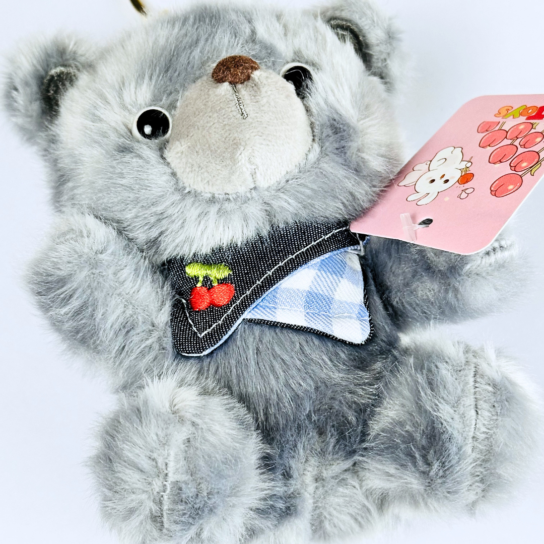 Cute Teddy Plush Keychain(Random Color)
