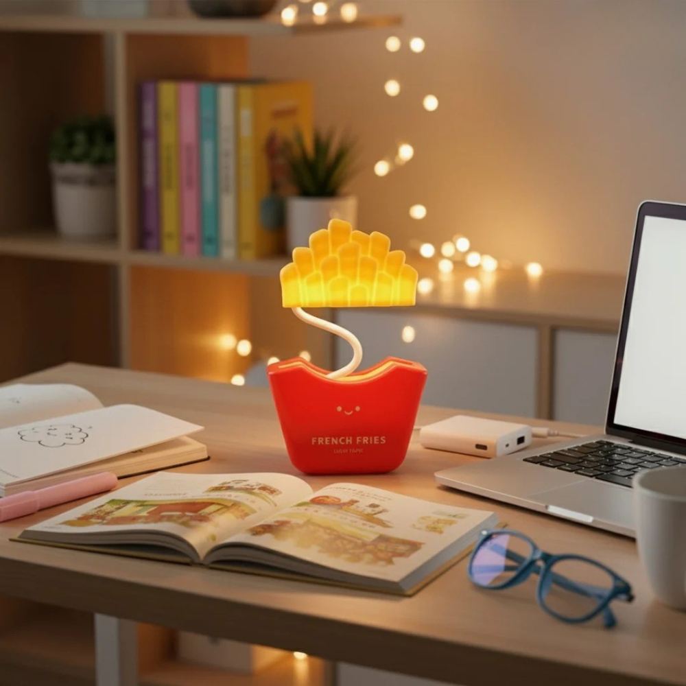 Cute French Fries LED Desk Lamp