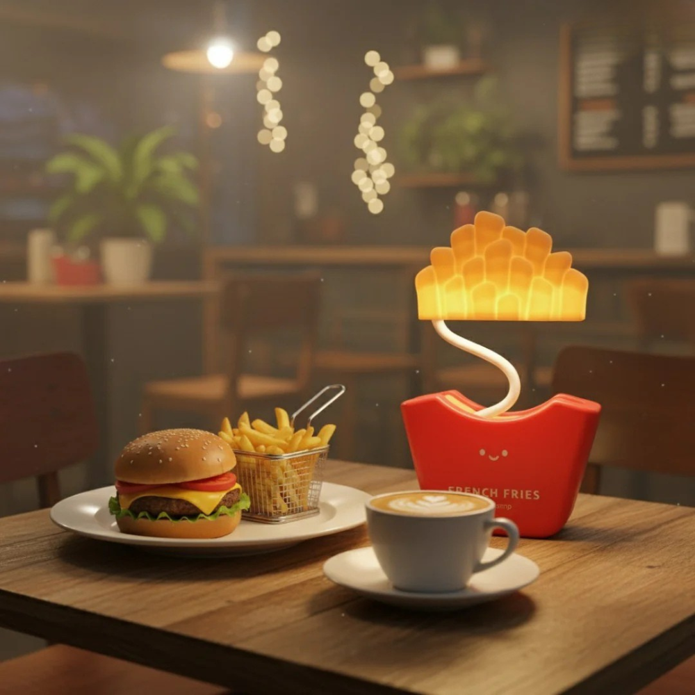 Cute French Fries LED Desk Lamp
