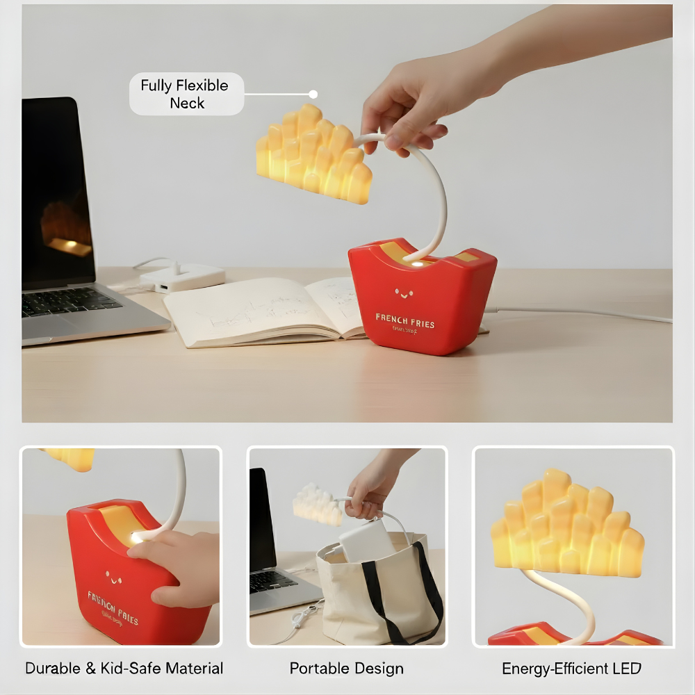 Cute French Fries LED Desk Lamp
