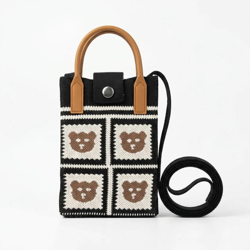 Cute Cartoon Mini Sling Bag – Random Design Collection (1 Pcs)