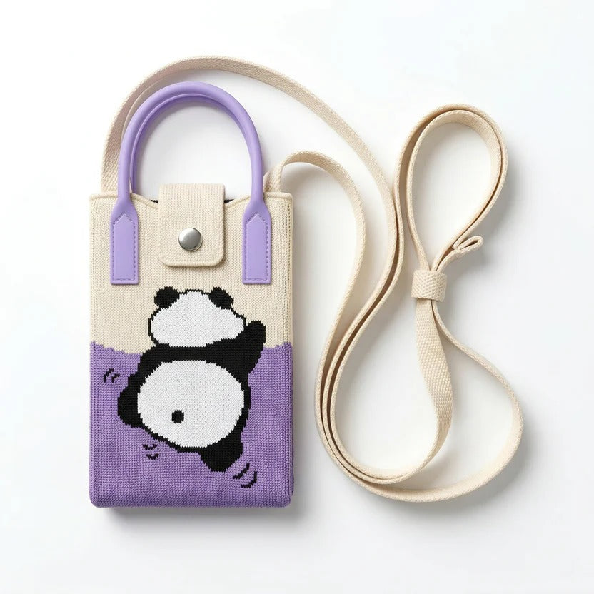 Cute Cartoon Mini Sling Bag – Random Design Collection (1 Pcs)