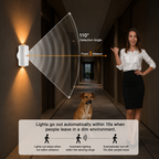 Smart Motion Sensor Night Light with 110° Wide Angle
