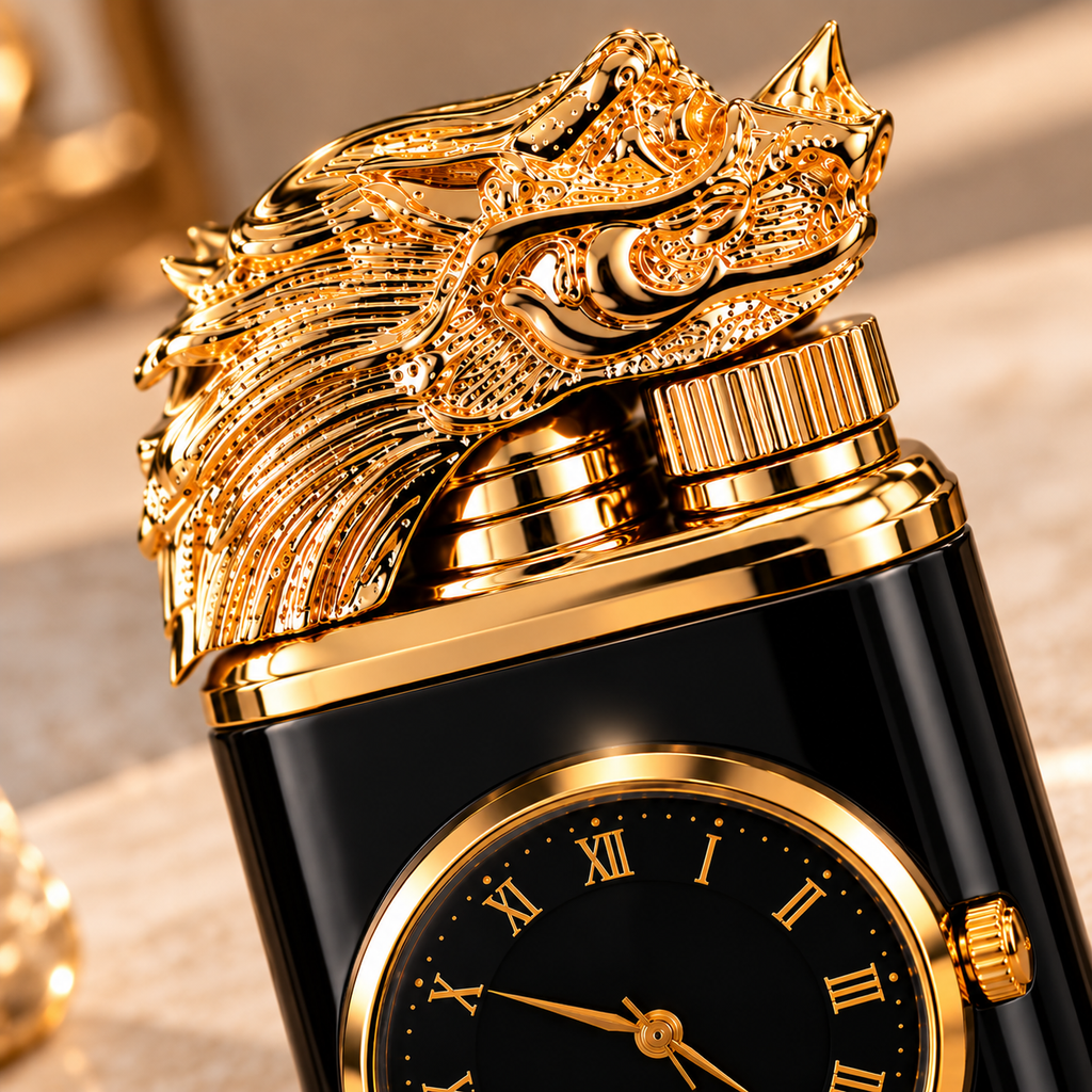 Dragon Head Lighter | Decorative Refillable Lighter | Unique Metal-Style Lighter for Collection & Gifting
