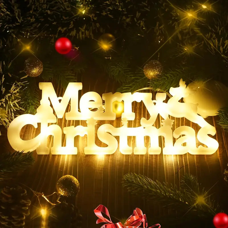 Merry Christmas Glow Light