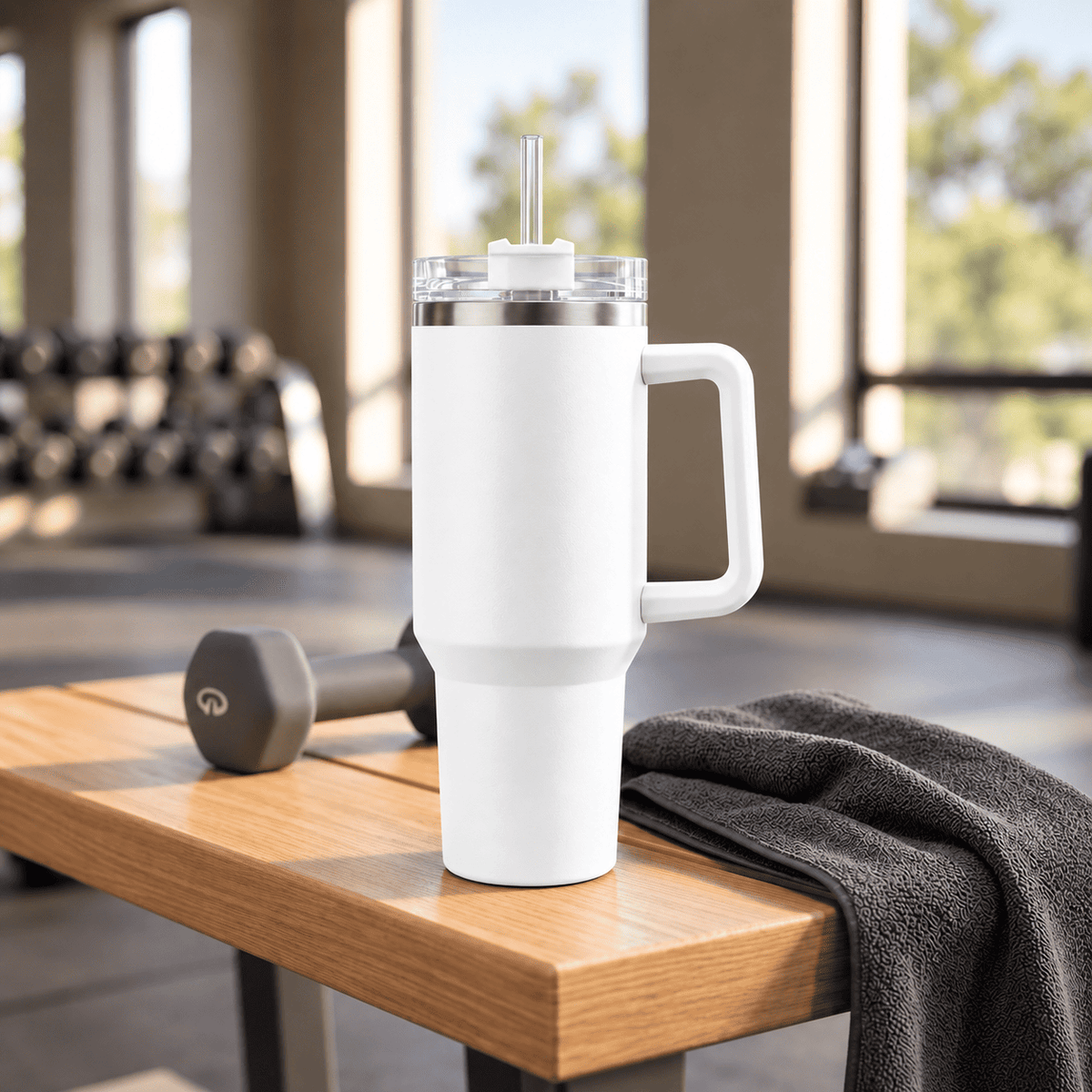 H20 FlowState Stainless Steel Vacuum Insulated Tumbler ( WHITE )