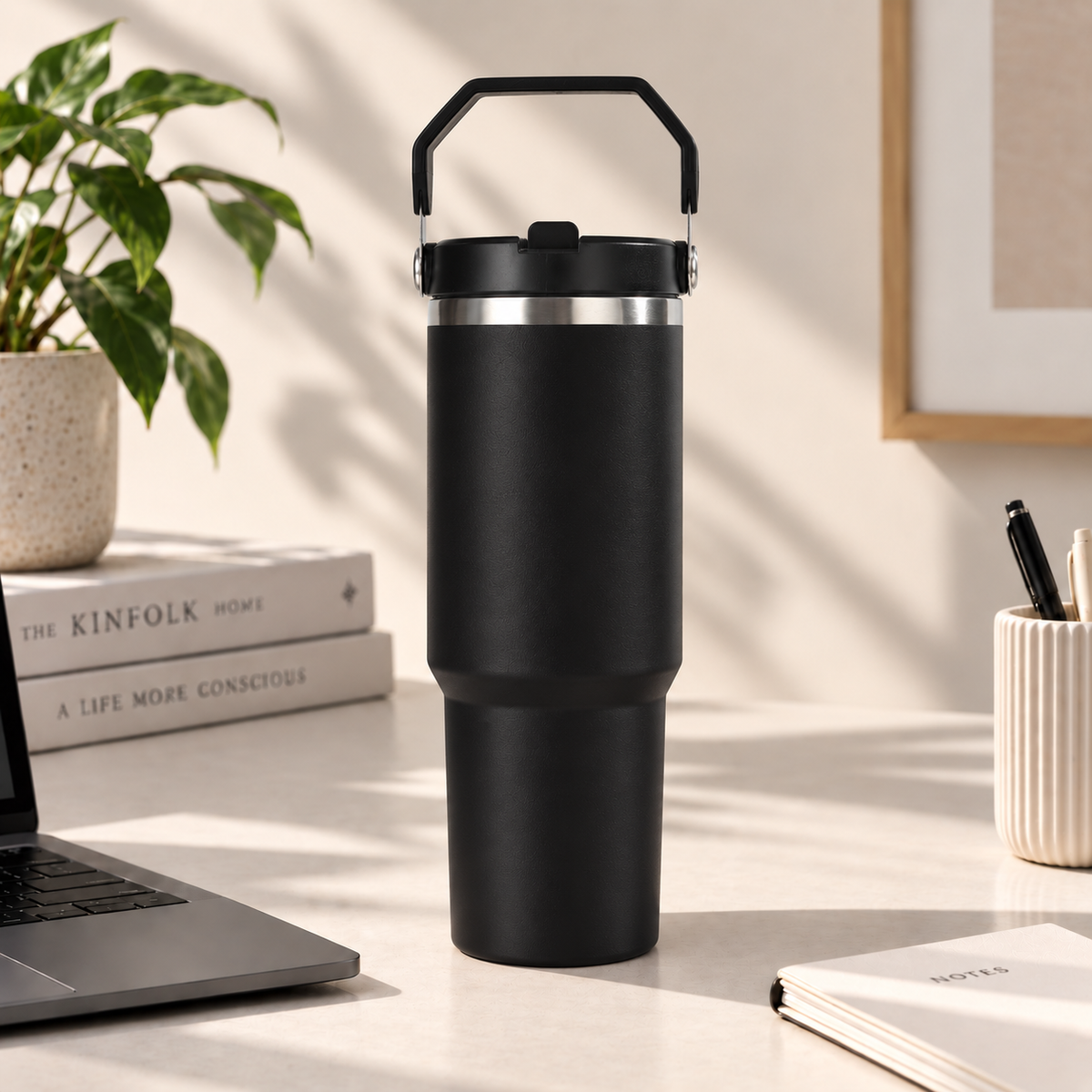 900ml Stainless Steel Water Bottle with Handle