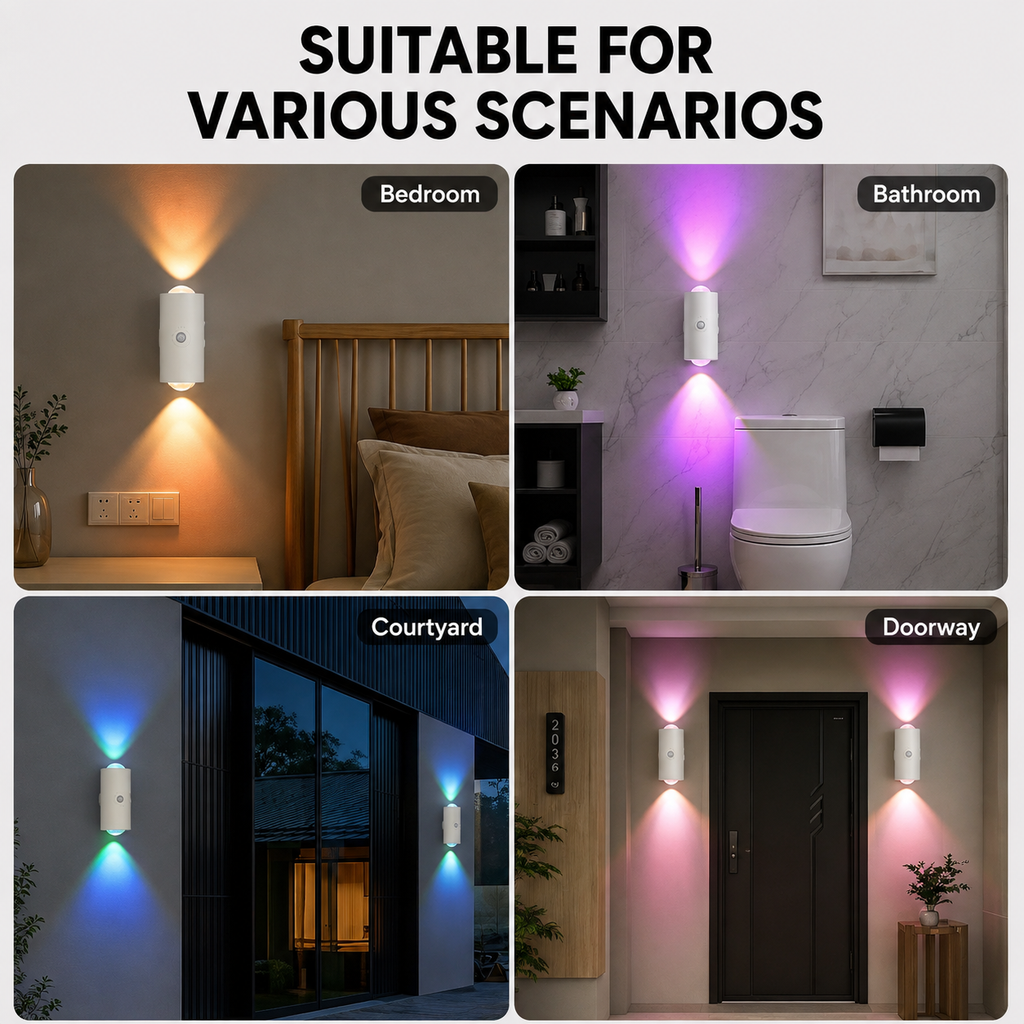 Smart Motion Sensor Night Light with 110° Wide Angle