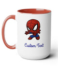 Personalized Superhero Inspired Ceramic Coffee Mug | Custom Name & Text Printed Mug