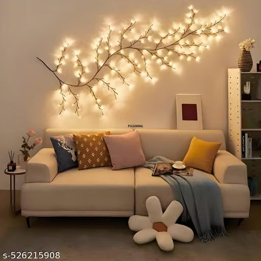 LED Cherry Blossom Tree Branch Light | Warm White Fairy String Lights for Home Decor
